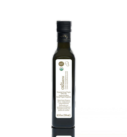 Highest Polyphenol Olive Oil - 250ML Koroneiki Organic Olive Oil by Oleastro Olive Park (Cyprus)