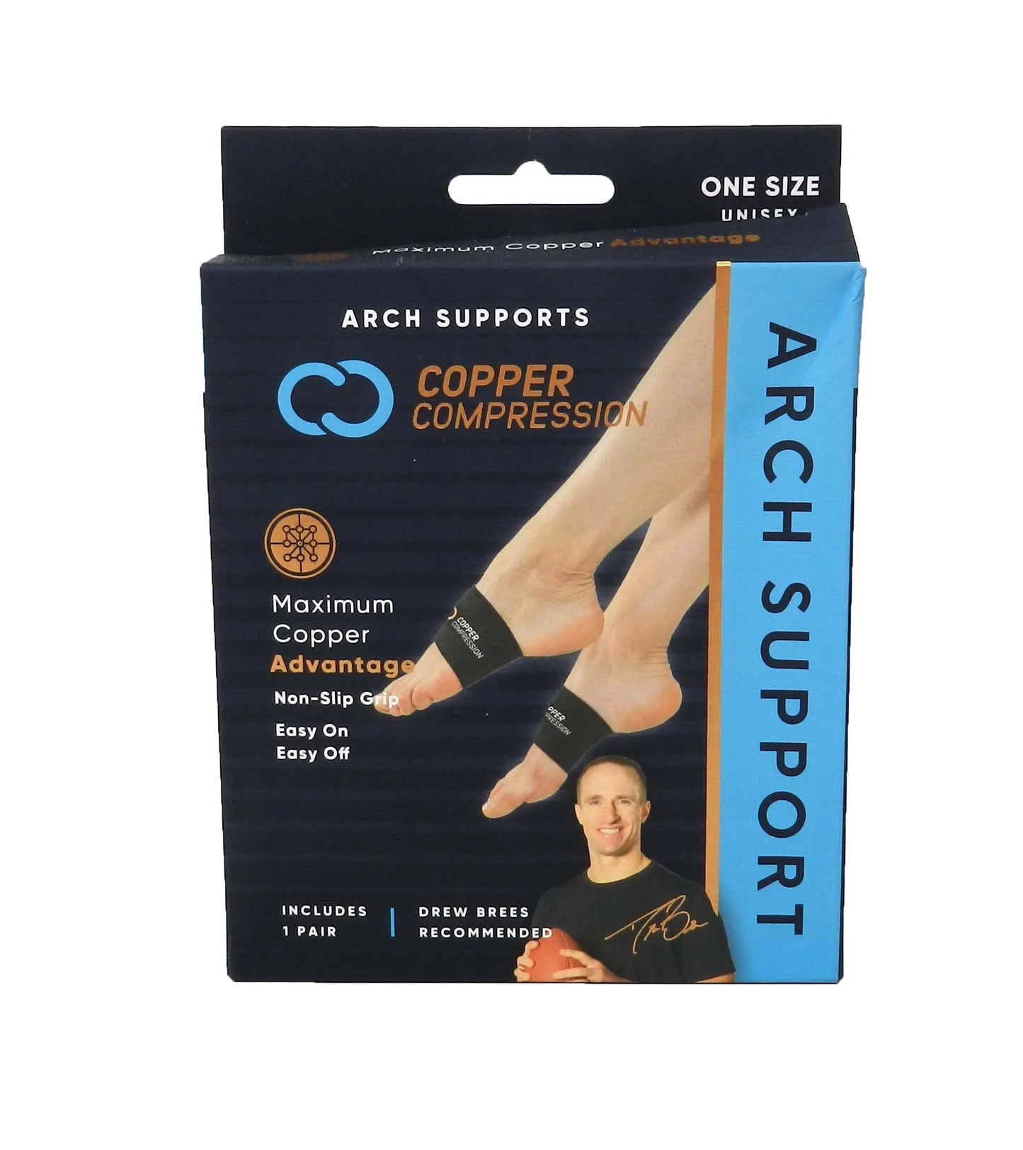 Plantar Fasciitis Arch Support - One Size Fits Most Feet