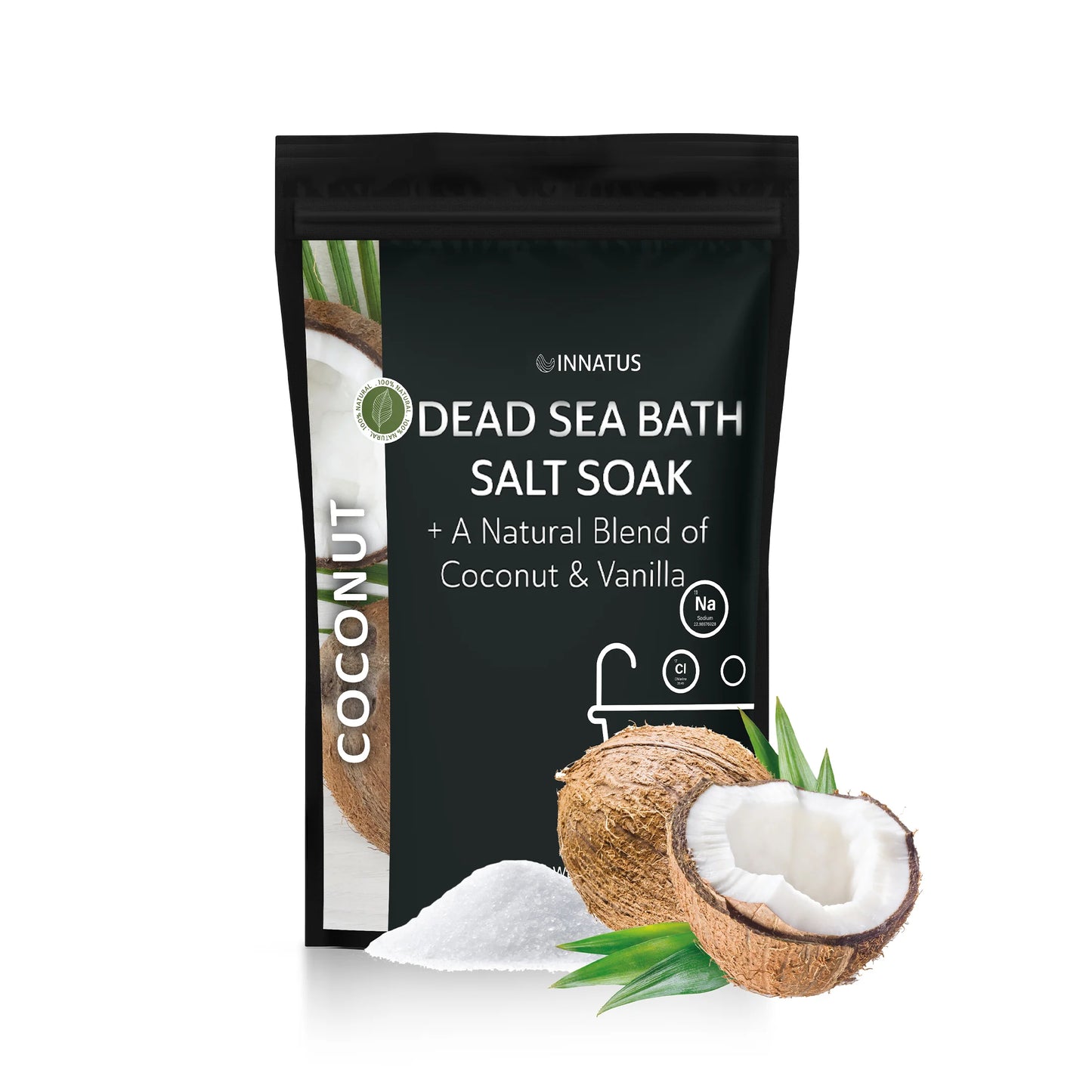 Dead Sea Coconut Bath Salt Soak with 21 Minerals