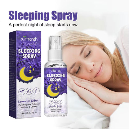 Lavender Sleep Spray 60Ml Aromatherapy Sleep Lavender Vanilla Pillow Mist Sleep Pillow Spray for Room Linen Deep Sleep Spra T3V8