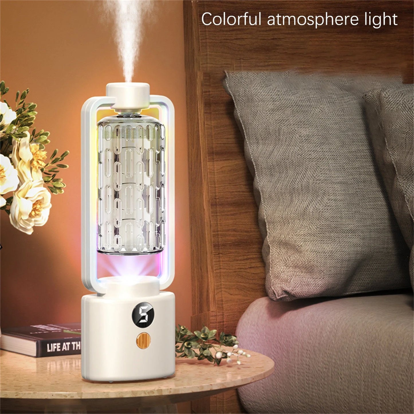 Essential Oil Diffusers, Automatic Aromatherapy Machine, Hotel Aromatherapy Machine, Humidifier (Digital Display Model，Containing Essential Oil: 50Ml)