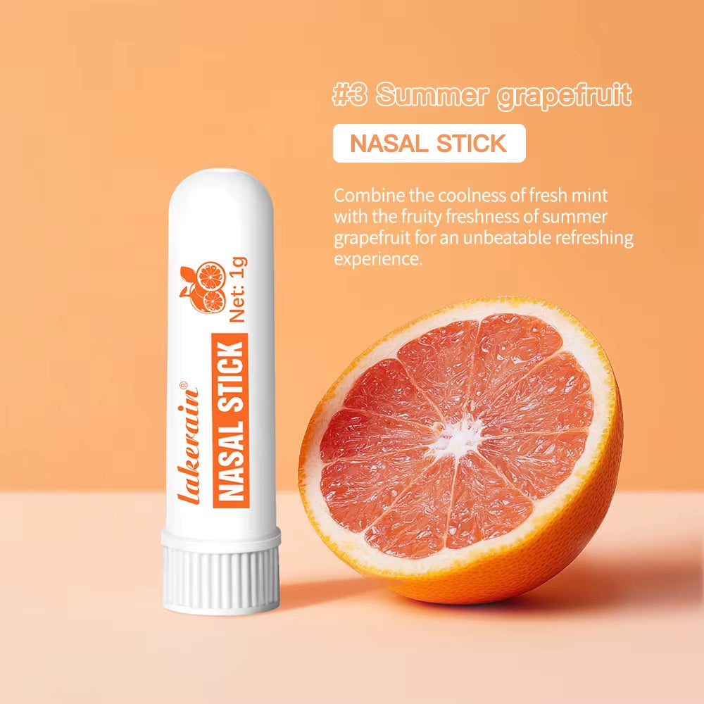 Nasal Stick 4 Pack Boom Long Lasting Effect Refreshing Stick Plant Essential Oil Ingredients Nasal Inhalation Cooling Oil Easy