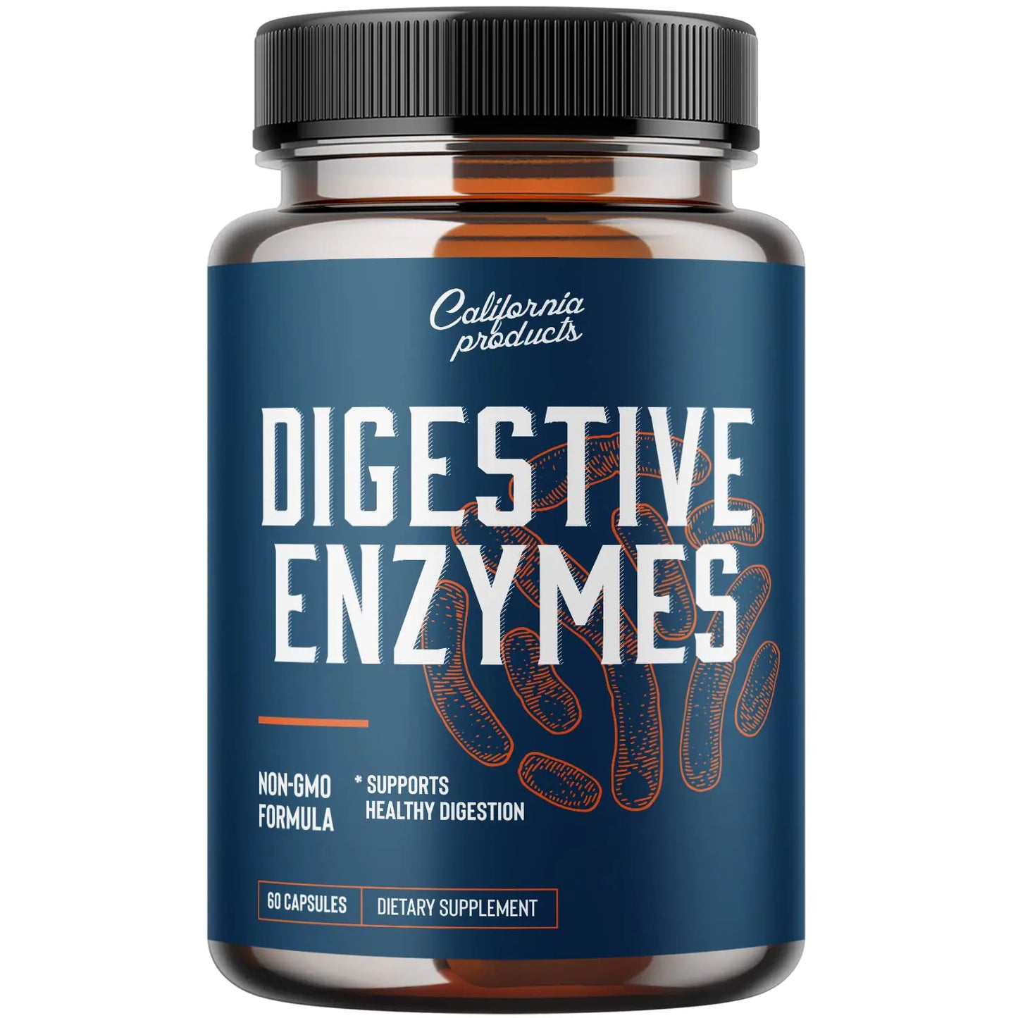 Digestive Enzyme Supplements for Gut Health - Pancreatin Enzymes Upset Stomach Relief and Leaky Repair Pure Women Men